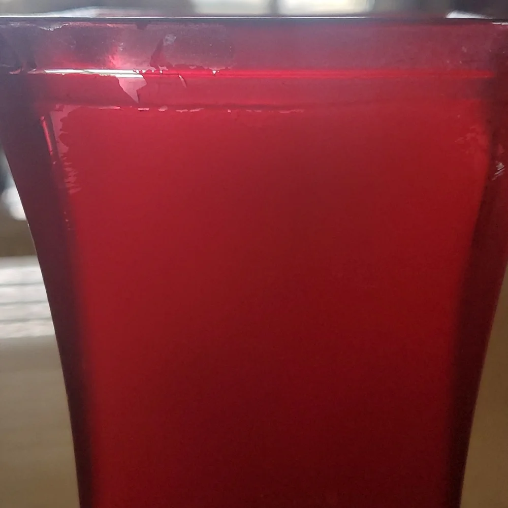 Red Vase